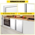 thumbnail image 4 of Qinaqin Stainless Steel cm de Profundidadouble- Profundidadoor Gabinete 24 Inches Ancho y Alturaigh con Metálico Alturaandle Vent Panel Five-Ply Corrugated de, 4 of 6