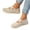 Beige, variant on Walking Shoes for Women Mesh Knitted Washable Buckle Soft Stretch Flats Casual Lightweight Mary Jane Shoe Workout Sneakers with Arch Support