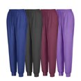 thumbnail image 7 of Fabrcox Women's Scrub Pants - Lightweight Stretch Jogger Style Medical Trousers with Pockets, Elastic Waistband for Nurses and Workers ,Purple S, 7 of 7