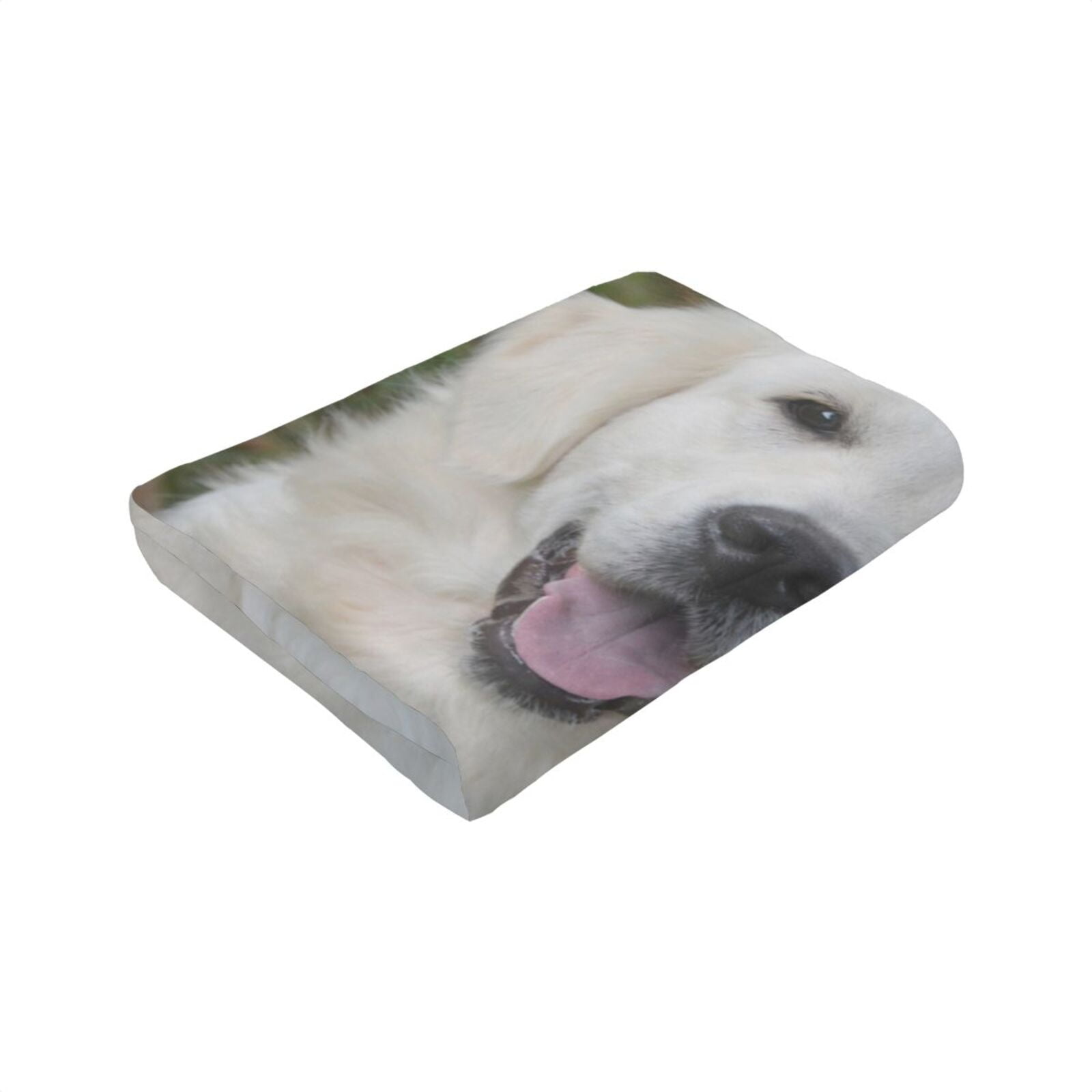 Wijzvio Golden Retriever Dogs Throw Blanket Soft Fuzzy Fleece Blanket For Couch Bed Living Room Decoration 60"X50"