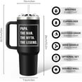 thumbnail image 3 of Dad Birthday Gifts, Dad Gifts from Daughter, Son, Kids - Birthday Gifts for Dad, Papa, Grandpa - Gifts for Husband from Wife - Dad Coffee Cuo - 40oz Tumbler with Straw, 3 of 6