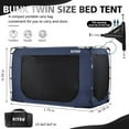 thumbnail image 2 of Bed Tent Bed Canopy Bunk Twin Size Tents for Adult and Kids- Portable Dream Tent Indoor Sleeping Tents 93% Blackout with 3 Doors Breathable Big Space Tents, 2 of 9