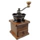 thumbnail image 3 of Molinillo de café manual, diseño antiguo vintage, núcleo de molienda de cerámica, base de madera de estilo retro, ajuste de engranajes para café expreso, café turco, prensa francesa, 3 of 8