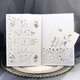 thumbnail image 3 of Tarjeta de invitación de boda con corte láser, elegante, Flora, tarjeta de felicitación hueca, negocios personalizados con tarjeta RSVP, decoración, suministros para fiestas, 1 ud., 3 of 4