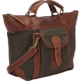 thumbnail image 1 of Sharo Bolso Satchel de Piel y Lona, 1 of 6