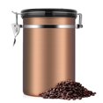 thumbnail image 1 of WALFRONT Coffee Container Large Airtight Stainless Steel Black Kitchen Sotrage Canister for Coffee, 1 of 6