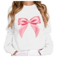 thumbnail image 1 of Mode Décontractée pour Femmes, Chandail à Capuche Imprimé Nœud, Col Rond, Manches Longues, Chandail à Capuche à Fermeture à Glissière, Veste à Fermeture Éclair Complète, Chemise Doublée Athlétique pour Femmes, Haut Tricoté pour Femmes Grande Taille, 1 of 3