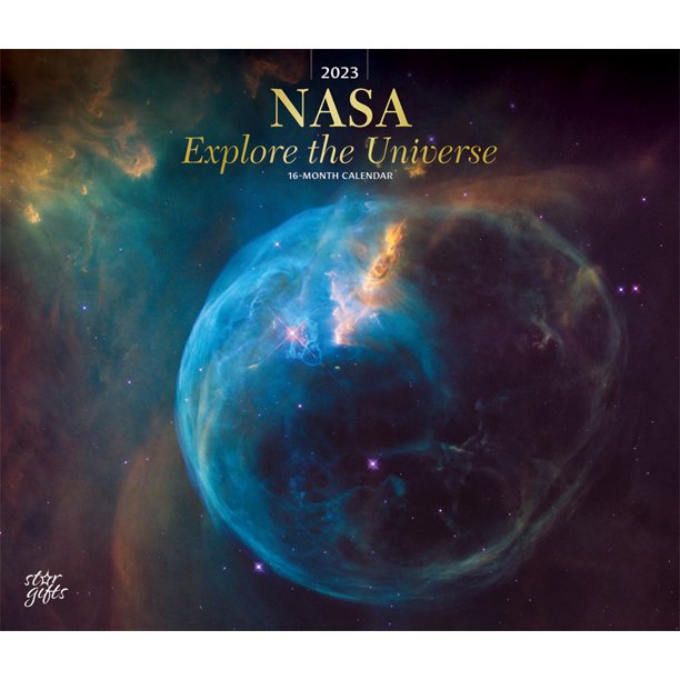 Nasa Calendar 2023 Nasa Explore The Universe | 2023 14 X 24 Inch Monthly Deluxe Wall Calendar  | Foil Stamped Cover And Stickers | Stargifts | Space Cosmos Inspiration -  Walmart.com