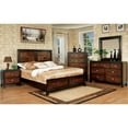 thumbnail image 5 of Simple Relax 2 Drawers Nightstand With Two-Tone Design, Acacia and Walnut, 5 of 5