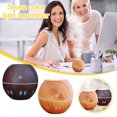 thumbnail image 3 of Cbcbtwo Humidifiers, Portable Small Cool Mist Humidifiers Vaporizer, Wood Grain Humidifiers, 130 ml Water Tank, 7 Color LED Lights, Super Quiet, for Home Car Bedroom Office Desktop Gifts on Clearance, 3 of 10