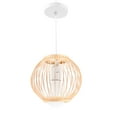 thumbnail image 1 of FRCOLOR Classic Chandelier 5Pcs Woven Bamboo Light Japanese Style Handmade for Hallway and Corridor Kitchen Use,7.09"X6.3"X6.3", 1 of 5