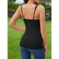 thumbnail image 7 of Charmo 2-Pack Cotton Tank Tops for Womens Built-in Shelf Bra Camisole, 7 of 7