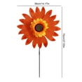 thumbnail image 4 of Molino Viento Giratorio Girasol Colorido Jardín Al Aire Libre (girasol) Naranja, 4 of 4