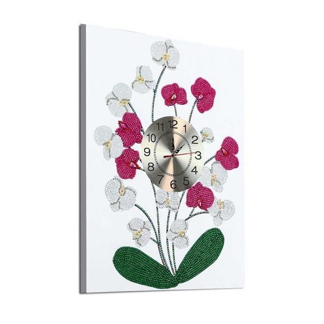 DIY 5D Clock with Watch Movement Kit Special-shaped Diamond Embroidery Home Decor
