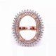 thumbnail image 4 of MeiBaPJ Inlay Multi Size Oval Gemstone S925 Sterling Silver DIY Empty Ring Holder for Women Fine Charm Wedding Jewelry, 4 of 5