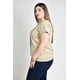 thumbnail image 2 of Playera Monte Carlo Roman Fashion /Tallas Extras, 5126 (Cafe) cafe 42, 2 of 6