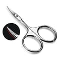 thumbnail image 4 of Tijeras para cejas + clip para peine para cejas-Plata, 4 of 8