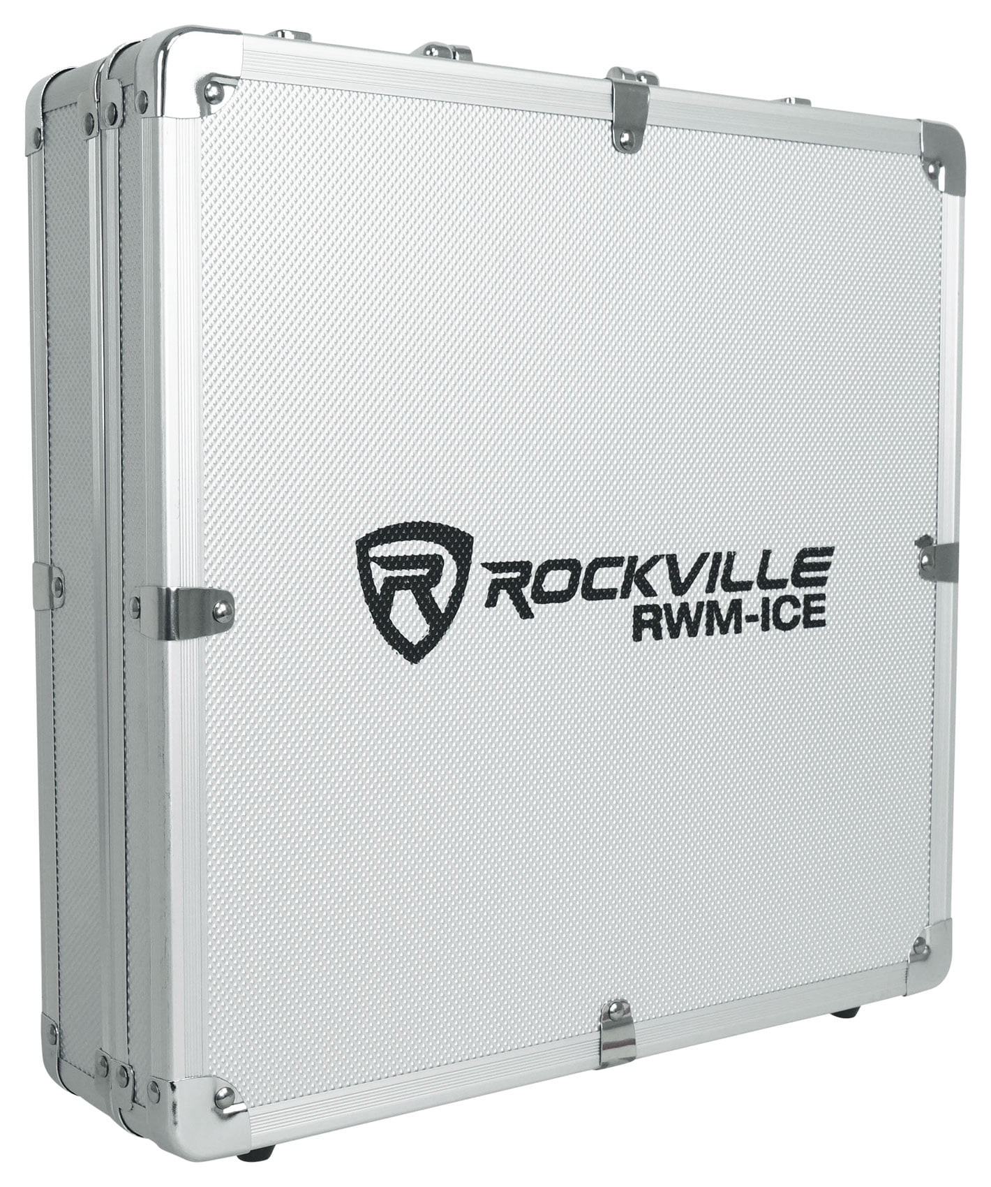 Rockville RWM-ICE Dual UHF 100 Chan. Diamond Handheld Wireless Microphone System