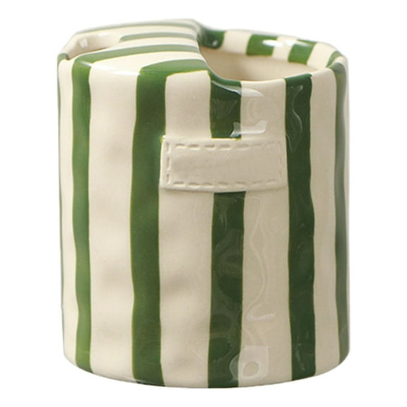 10 Oz Coffee Mug Large Espresso Cups With Saucer Ceramic Coffee Mugs Porcelain Coffee Cup With Saucer Hand-Painted Striped Art Cup And Saucer,C