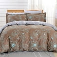 thumbnail image 5 of Duvet Cover Sheets Set, Dolce Mela Lefkada Queen Size Bedding, 5 of 5