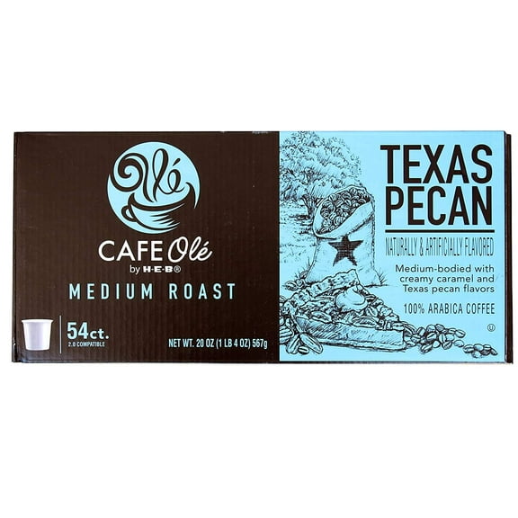 HEB cafe ole single serve coffee 54 count - PACK OF 2