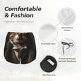 thumbnail image 6 of Lsque Victorian Gentle Cat Printed Women's Running Shorts with Liner Pockets,Elastic Quick Dry Workout Athletic Gym Yoga Shorts,Womens High Waist Shorts-XX-Large, 6 of 9