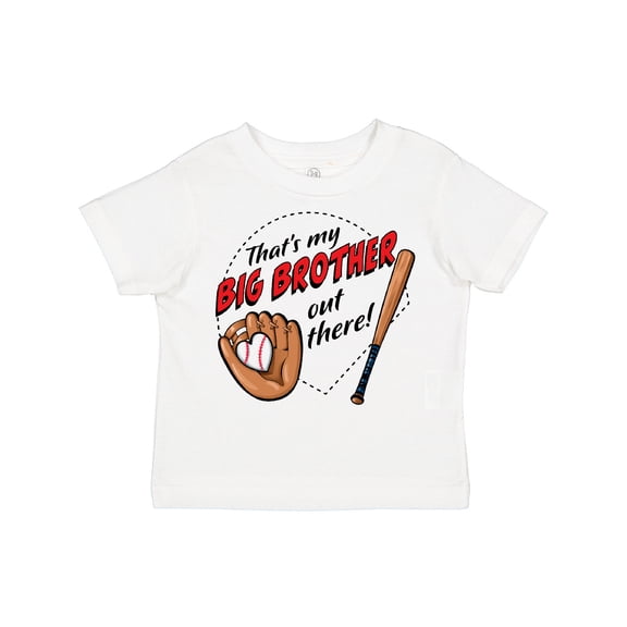 Inktastic That's My Big Brother out There Baseball Boys or Girls Toddler T-Shirt
