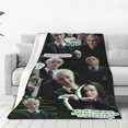 thumbnail image 1 of Manta de viaje de felpa suave de Draco Malfoy para dormitorio, sala de estar, sofá, oficina, regalo para todas las estaciones para mujeres, hombres, niñas y niños, 1 of 7