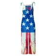 thumbnail image 4 of QATAINLAV Women Loose Fit Wide Leg Jumpsuits Sleeveless Cotton Linen One Piece Pants 2024 Fashion Print Overalls Casual Rompers Going Out Outfits Deal of The Day Clearance Purple S, 4 of 6
