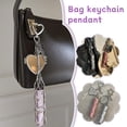 thumbnail image 5 of Alloy Lipstick Organizer Keychain Bag Charm - Silver Finish, Multifunctional Compact, Exquisite Gift for Women, 5 of 9