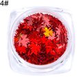 thumbnail image 1 of UDIYO Autumn Glitter Gradient Maple Leaf Nail Art Sequins Applique Christmas Decor, 1 of 7