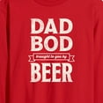 thumbnail image 2 of Instant Message - Dad Bod By Beer  - Men's Long Sleeve T-Shirt, 2 of 5