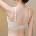 thumbnail image 4 of FJHNGBDH Womens Comfortable Bra Wireless Padded Ultra Thin Jelly Gel Breathable Underwire Bra Cover Pulls Together Thin Straps To Secure Cup Underwear Full Coverage Bralettes, 4 of 9