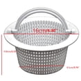 thumbnail image 2 of KOKOI Skimmer Basket above Ground and In Ground Swimming Pools Replacement Part (2 Pcs), 2 of 6