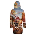 thumbnail image 2 of Thanksgiving French Bulldog Pilgrim Grateful, Thankful, Blessed Fall Welcome All Over Print 3D Hooded Duffle Toggle Coat Dog Lover Gifts - 00021, 2 of 6