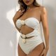 thumbnail image 3 of Trajes de Baño de Bikini de Mujer sin Mangas Set Acolchado de Empuje Sólido, Trajes de Baño de Bikini de Mujer Sexy Y de Apoyo, 3 of 8