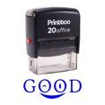 thumbnail image 2 of Printtoo GOOD Self Inking Rubber Stamp Office Stationary Stamp-Blue, 2 of 2