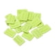 thumbnail image 1 of 20uds Mano Hecho PU Cuero Etiqueta Costura Relieve Etiqueta Adorno para Jeans Bolsos Zapatos Sombrero Claro Verde, 1 of 7