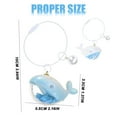 thumbnail image 3 of Keychains Cute Animal Key Chains Car Keyrings Bag Charms Pendant For Car Keys Backpack Purse Wallet Couple Style,A Whale Pendant Keychain, 3 of 7