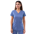 thumbnail image 1 of Adar Pro Blouses Médicales pour Femmes - Haut à Col en V, 1 of 7