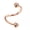 rose gold, variant on CA Nose Ring Eyebrow Lip Studs Earrings Stainless Steel Body Piercing Rings Hoop-black-spherical
