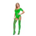 thumbnail image 3 of Summer Savings Clearance Women Fishnet Mesh Lingerie BodyStocking Lace Smock Badydoll See Through Chemises Full Body Bodystocking Bodysuits Nightwear, 3 of 6