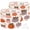 Color 5, variant on Drum Lamp Shades Set of 2 Halloween Themed Decorative Bows Haunted House Candles 13"x13"x10" Large Lampshades for Table Lamps Floor Lamps Replacement Linen Lamp Shade Easy Assembly