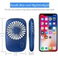 thumbnail image 2 of Mini Ventilateur de Poche - USB Rechargeable - Refroidissement Portable pour Voyage (Bleu Marine), 2 of 5