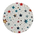 thumbnail image 4 of JRXY The Dazzling Stars and Dreamy Night Sky Round Tablecloth White, 4 of 8