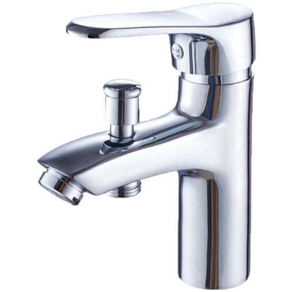 Shower Faucet Single Hole Hot and Cold Dual Use Alloy..