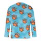 thumbnail image 3 of Ceisia Men's Colorful Glitter Paw Print T-Shirt | Slim Long-Sleeve Crewneck Casual Top Gift, 3 of 5