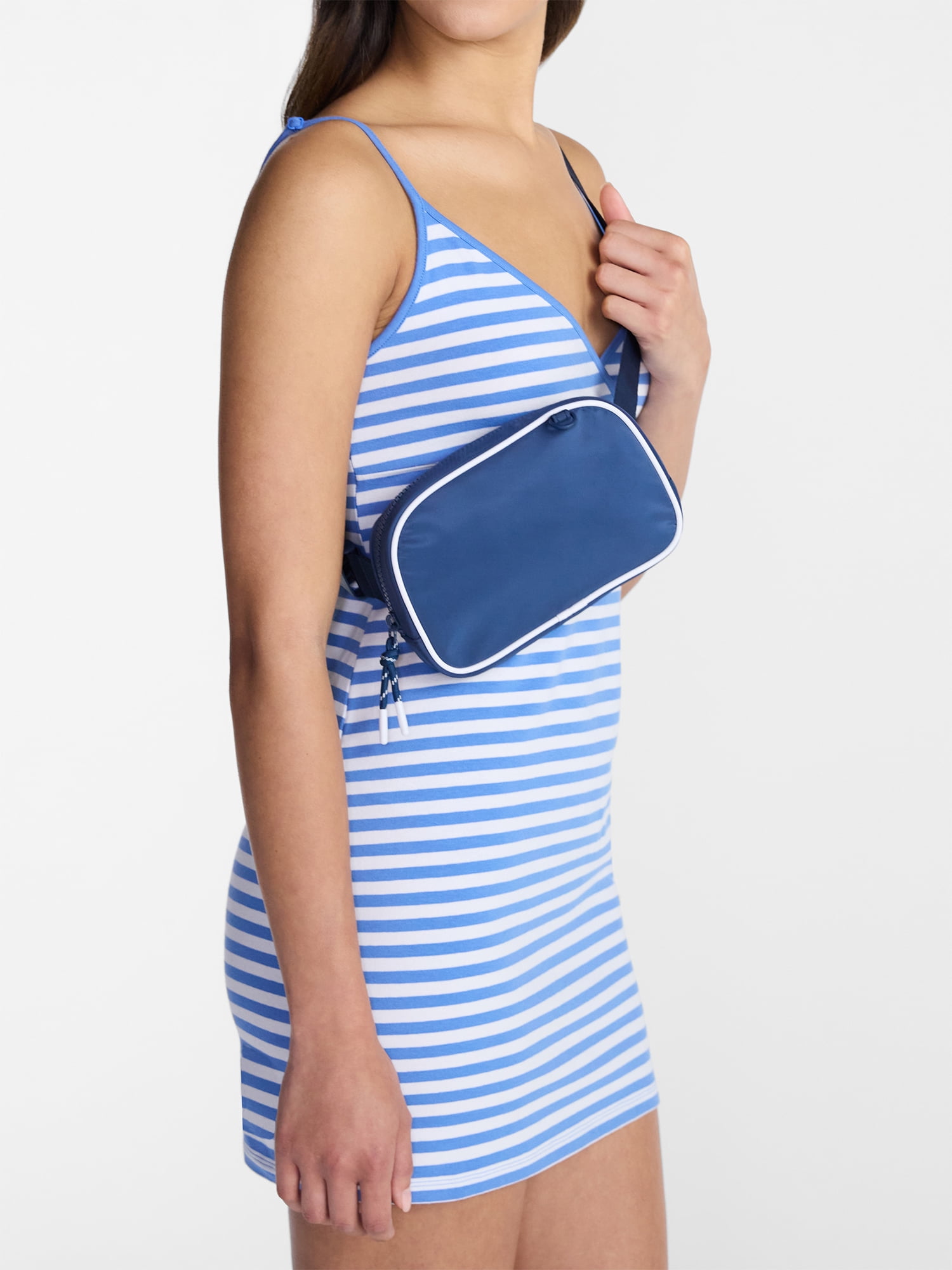 No Boundaries Women's Hands Free Fanny Pack, Cadet Blue