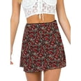 thumbnail image 3 of Mialoley Women Close-fitting Short Skirt, Printed Pattern High Waist Dress, 3 of 6