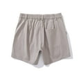thumbnail image 5 of Afuyipoi Men's Quick-Dry Beach & Outdoor Shorts, Solid Color Button Elastic Waist 3-Inch Shorts with Side Pockets Khaki XL, 5 of 8